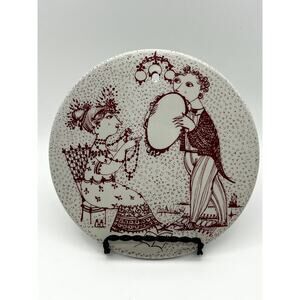 Bjorn Wiinblad September Optimisme Nymolle Denmark Wall Calendar Plaque #3013-9